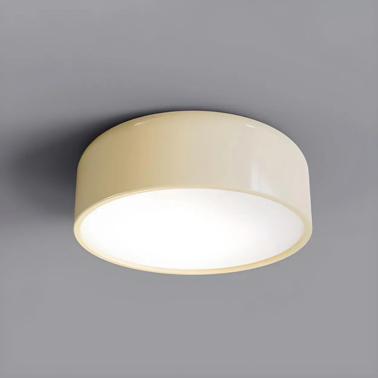 Corridor Simple Drum Metal Flush Mount Ceiling Light Image - 7