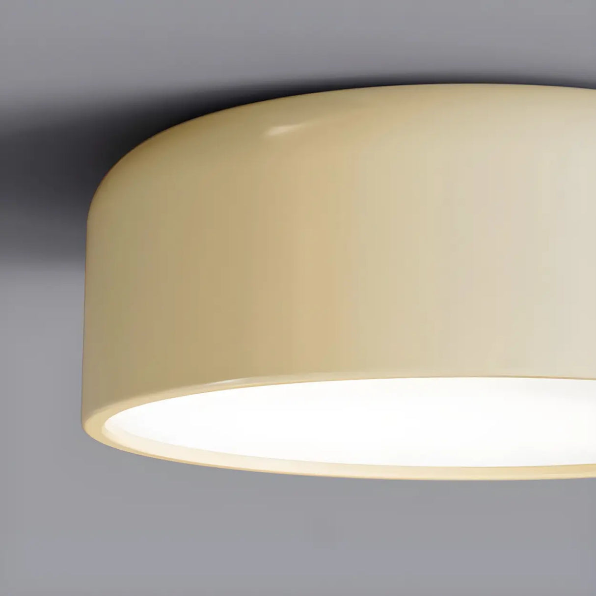 Corridor Simple Drum Metal Flush Mount Ceiling Light Image - 9