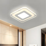 Corridor Simple Triangle LED Flush Mount Ceiling Light Image - 11