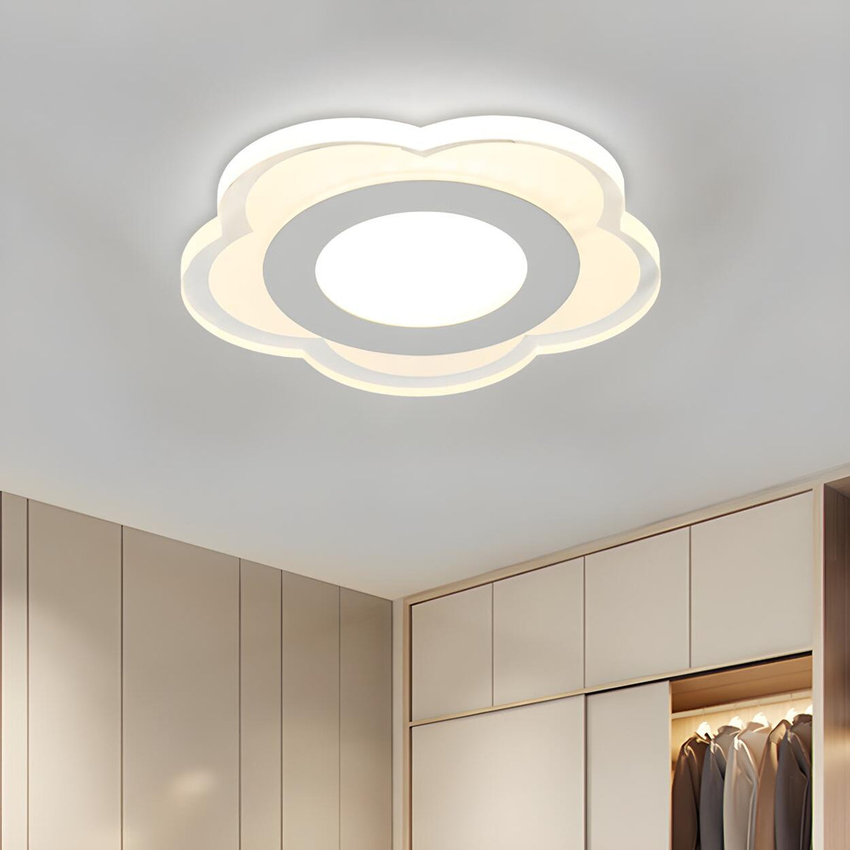 Corridor Simple Triangle LED Flush Mount Ceiling Light Image - 15