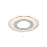 Corridor Simple Triangle LED Flush Mount Ceiling Light Image - 24