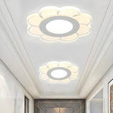 Corridor Simple Triangle LED Flush Mount Ceiling Light Image - 8