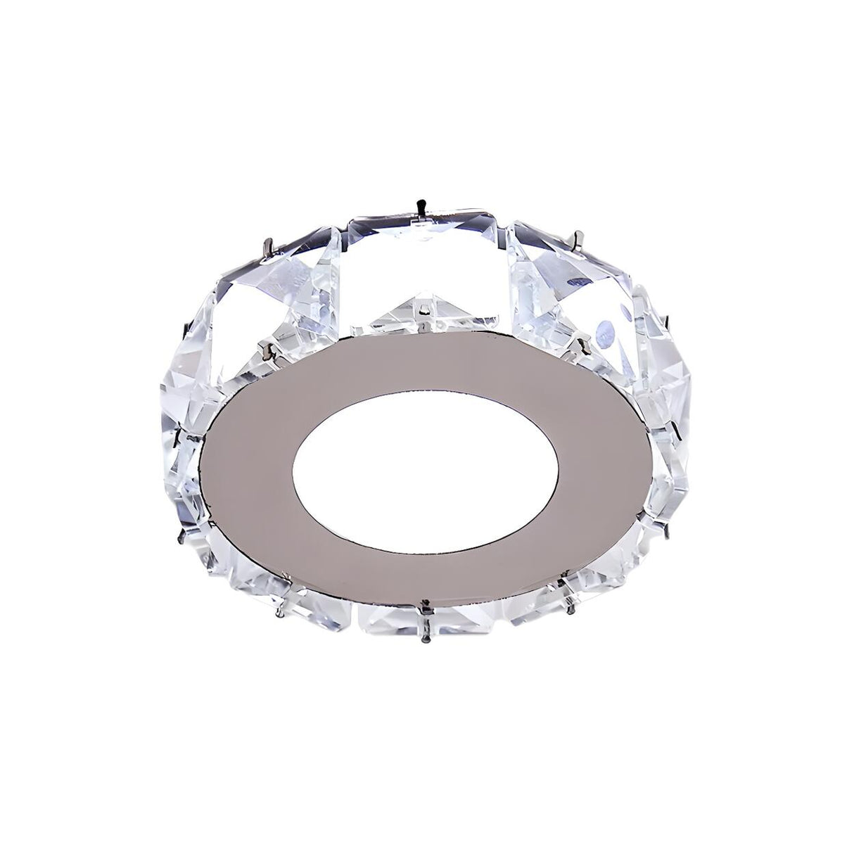 Corridor Star-Shaped Crystal LED Flush Mount Light Image - 7