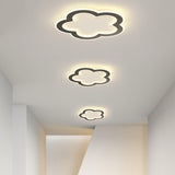 Corridor White Irregular Flush Mount LED Ceiling Light Image - 5