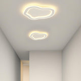 Corridor White Irregular Flush Mount LED Ceiling Light Image - 8