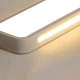 Corridor White Rectangular LED Flush Mount Ceiling Lamp Image - 11