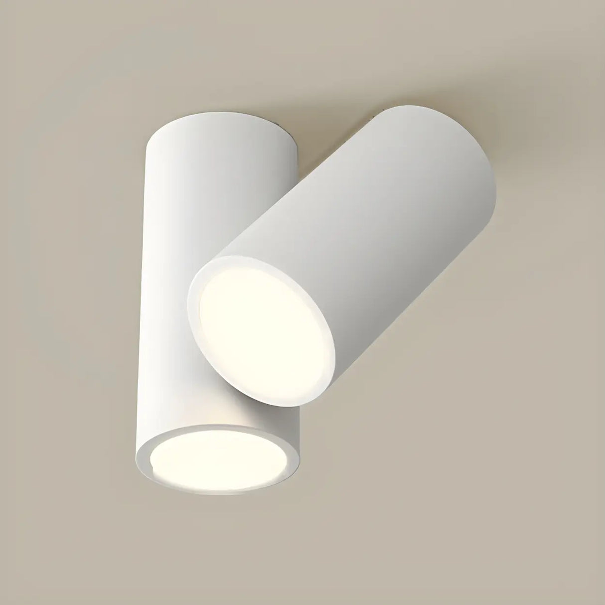 Corridor White Three Cuboid Flush Mount Ceiling Light Image - 3