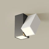 Corridor White Three Cuboid Flush Mount Ceiling Light Image - 6