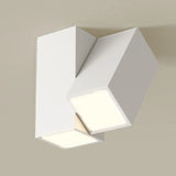 Corridor White Three Cuboid Flush Mount Ceiling Light Image - 7