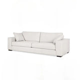 Cotton Linen Removable Cushion Sofa with Slipcover Image - 6