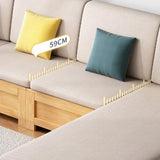 Cotton Linen Wood Corner Sectional with Hidden Storage Image - 15