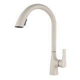 Counter Mounted Copper Swivel Spout Gooseneck Faucet Image - 10