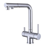 Counter Mounted Copper Swivel Spout Spray Bar Faucets Image - 7