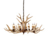 Country Antler Chandelier For Dining Room Image - 3