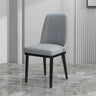 Cozy Armless Leather Upholstered Parsons Dining Chair Image - 7