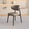 Cozy Faux Leather Upholstered Metal Dining Chair Beige Image - 14