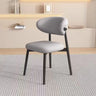 Cozy Faux Leather Upholstered Metal Dining Chair Beige Image - 16