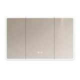 Cream Frameless Aluminum Soft Close Hinges Medicine Cabinet Image - 8