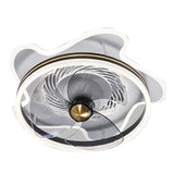 Creative 3-Blade Star Ring Ceiling Fan with LED Light Image - 5