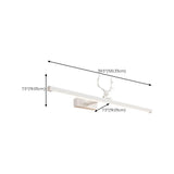 Creative Antler and Linear Design White Vanity Light Image - 11