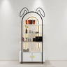 Creative Arched Rabbit Ear Metal Floor Display Cabinet Image - 11