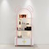 Creative Arched Rabbit Ear Metal Floor Display Cabinet Image - 7