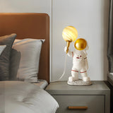 Creative Astronaut Ceramic Table Lamp for Bedroom Image - 4