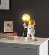 Creative Astronaut Ceramic Table Lamp for Bedroom Image - 13