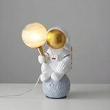 Creative Astronaut Ceramic Table Lamp for Bedroom Image - 7