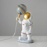 Creative Astronaut Ceramic Table Lamp for Bedroom Image - 9