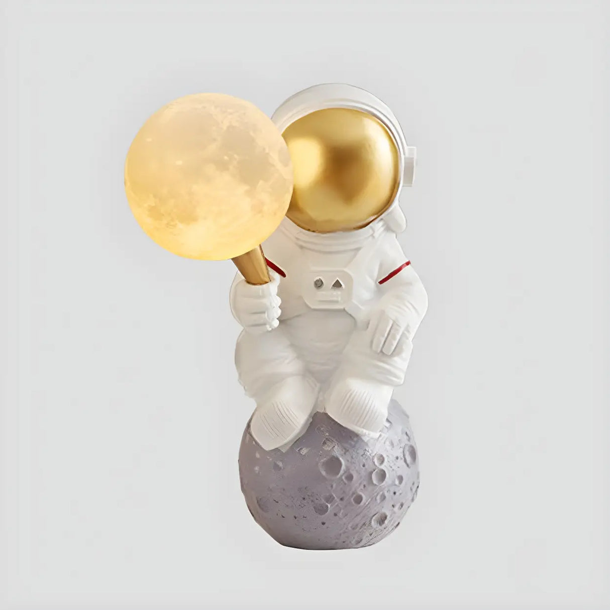 Creative Astronaut Resin Moonlight Globe Table Lamp Image - 6