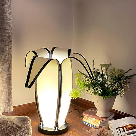 Creative Banana Shape Paper Shade Bedroom Table Lamp Image - 2