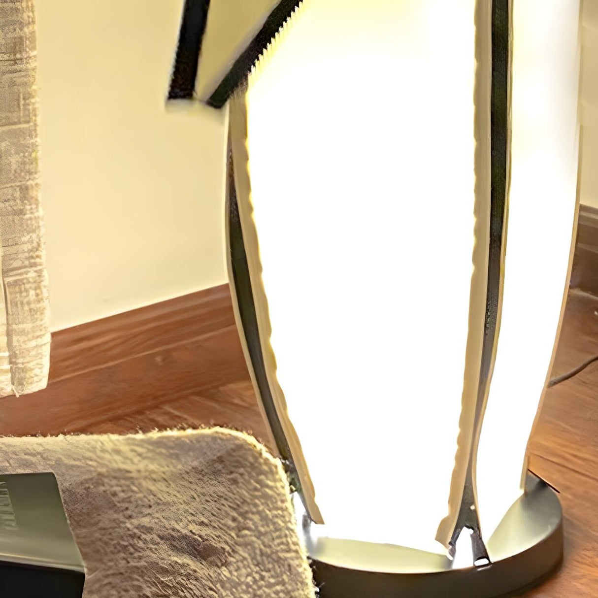 Creative Banana Shape Paper Shade Bedroom Table Lamp Image - 6