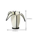 Creative Banana Shape Paper Shade Bedroom Table Lamp #size