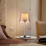 Creative Black Double-Layer Shade Standard Table Lamp Image - 10