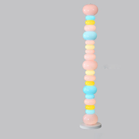 Creative Candy String Rainbow Bedside Floor Lamp Image - 2