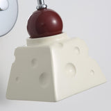 Creative Cheese-Inspired Yellow LED Wall Sconce Image - 14