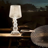 Creative Chic Black Wineglass Shape Hollowed Table Lamp Image - 3