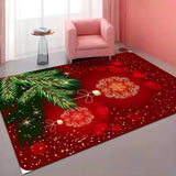 Creative Christmas Tree Pattern Polyester Area Rug Image - 2