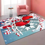 Creative Christmas Tree Pattern Polyester Area Rug Image - 3