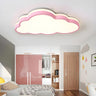 Creative Cloud-Shaped Dimmable LED Flush Mount Light Image - 3