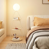 Creative Cream Cone Multi Shelf Metal Floor Lamp Image - 4