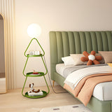 Creative Cream Cone Multi Shelf Metal Floor Lamp Image - 7