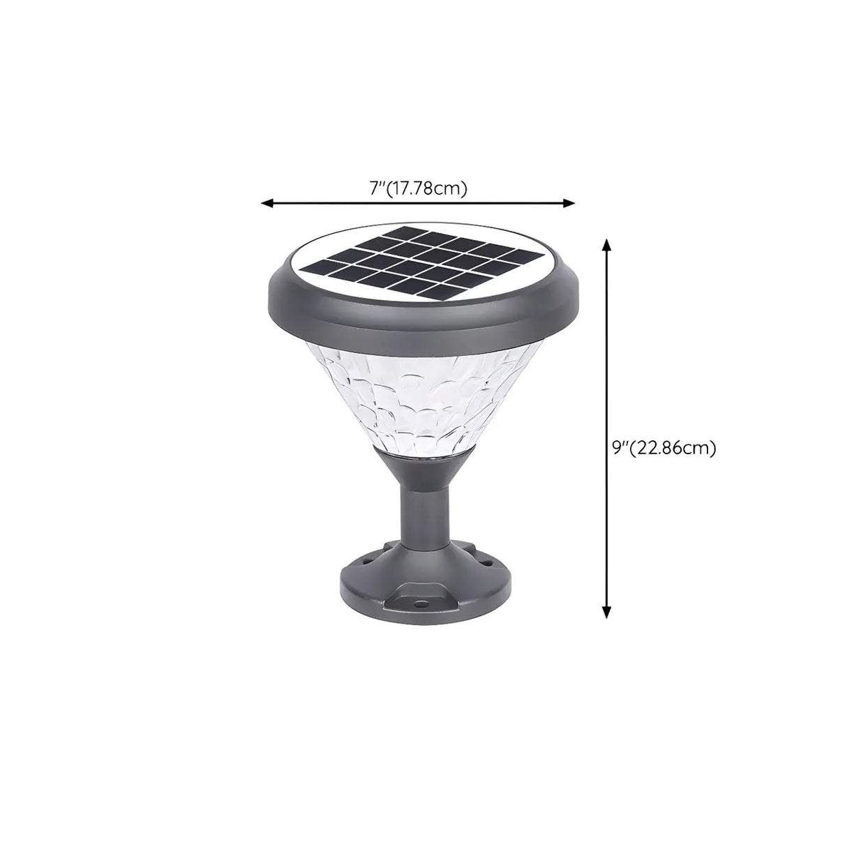 Creative Cup Shape Solar Waterproof Outdoor Table Lamp 