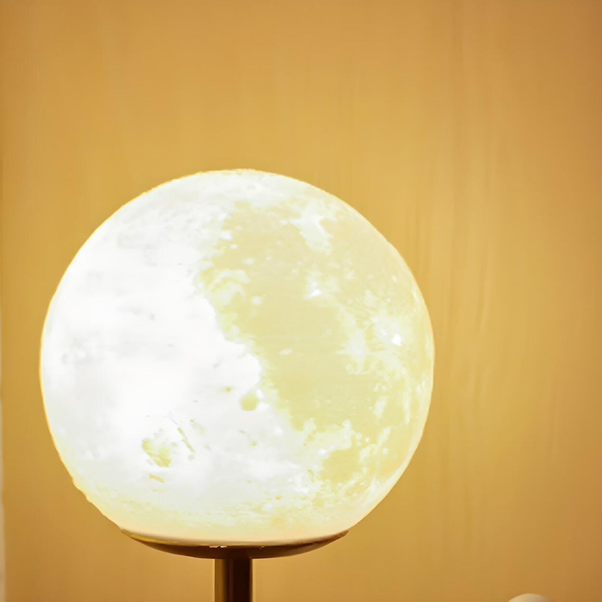 Creative Cute Rabbit Globe Glass Shade Metal Table Lamp Image - 12