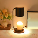 Creative Cylindrical Shade Metal Bedroom Table Lamp Image - 2