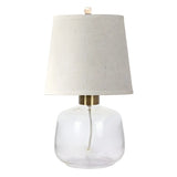 Creative Fabric Geometric Decor Floral Base Table Lamp Image - 2