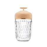 Creative Glass Cylindrical Cup-Shape Decor Table Lamp Image - 2