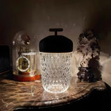 Creative Glass Cylindrical Cup-Shape Decor Table Lamp Image - 3