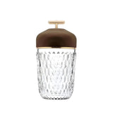 Creative Glass Cylindrical Cup-Shape Decor Table Lamp Image - 6